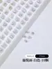 Joia para Unhas Nova Broca Super Brilhante Redonda Multi-corte Fundo Pontiagudo Pilha de Cristal Broca Cor Mista Shiyue Broca Decorativa para Unhas