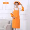 Delantal de Amazon Advertising, Resistente al Aceite y a las Manchas, Color Sólido, Ropa de Trabajo sin Mangas para Cocina, Delantal Personalizado con Logo y Texto Impreso