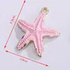 Pendente de estrela-do-mar de liga pingente de concha acessórios de pingente diy moda brincos europeus e americanos acessórios de colar pulseira material