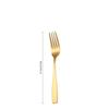 Amazonia internacional talheres de aço inoxidável talheres foscos cabo quadrado faca garfo colher conjunto preto para comida ocidental 5 conjunto de 5 peças