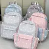 Mochila nueva casual, fresca, versátil, de gran capacidad, estilo universitario para mujer, para estudiante de preparatoria, alta apariencia, para ir al trabajo, moderna