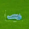 Terrario de musgo, oruga artificial brillante creativa, accesorios de decoración DIY de suculentas para jardinería, pequeños adornos