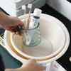 Árbol de los Deseos Lavabo Redondo Espesado de Plástico Estilo Japonés Pequeño para Lavar Ropa en Casa Niños Bebé Mini Lavabo para Bebé