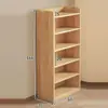 Estantería de Madera Maciza Estante de Almacenamiento Sala de Estar de Pie Simple Infantil Librero Hogar Multicapa Dormitorio Estudiante Oficina Almacenamiento
