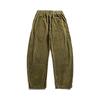 Marca de Moda Americana Masculina North Boundary Outono 2025 Novo Calça Casual de Veludo Cotelê com Listras Grossas Tridimensionais Calça Masculina Reta