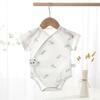 Ropa de Bebé Trasero Categoría Aa Verano Delgada Algodón Recién Nacido Ropa de Cuerpo de Manga Corta Ropa de Verano para Bebé Ropa de Monje de Algodón