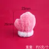 Diseño Original Yqt Árbol de Navidad Estéreo Flocado de Resina Muñeco de Nieve Muñeca Estéreo Linda Adornos en Miniatura de Navidad