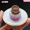 Nuevo Pastel de Galleta Miniatura Juguete de Comida Accesorios de Resina Hecho a Mano DIY Colgante para Llavero Material para Colgante Adornos para Escena