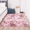 Tapete com estampa tie-dye da Amazon, quarto, sala de estar, escritório, tapete de poliéster e lã de seda com gradiente em estoque