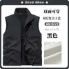 Colete de Trabalho com Forro de Fleece Logo Personalizado Roupas de Trabalho Colete de Inverno Atividades ao Ar Livre Corporativas Colete Espesso para Grupo