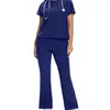 Nuevo Conjunto de Ropa Lavable de Cuello Redondo de Amazon, Ropa de Trabajo Médica Antibacteriana y Antiestática, Especialmente Diseñado para Clínicas de Cirugía Plástica, Se Puede Personalizar