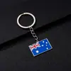 Colgante de Acero Inoxidable con Goteo de Aceite de Venta Caliente Transfronteriza Colgante Australiano para Hombres y Mujeres Estilo Étnico Anillo de Llavero Cadena
