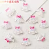 Joyería para arte de uñas de dibujos animados Kulomi Jade Perro Canela Zorro pequeño Oso Kitty Gato Calcomanía para uñas DIY Decoración de resina al por mayor