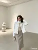 ZA comercio exterior transfronterizo artículo popular de ropa para mujer 2026 otoño nuevo moda europea y americana chaqueta versátil con cuello alto y decoración de botones para mujer