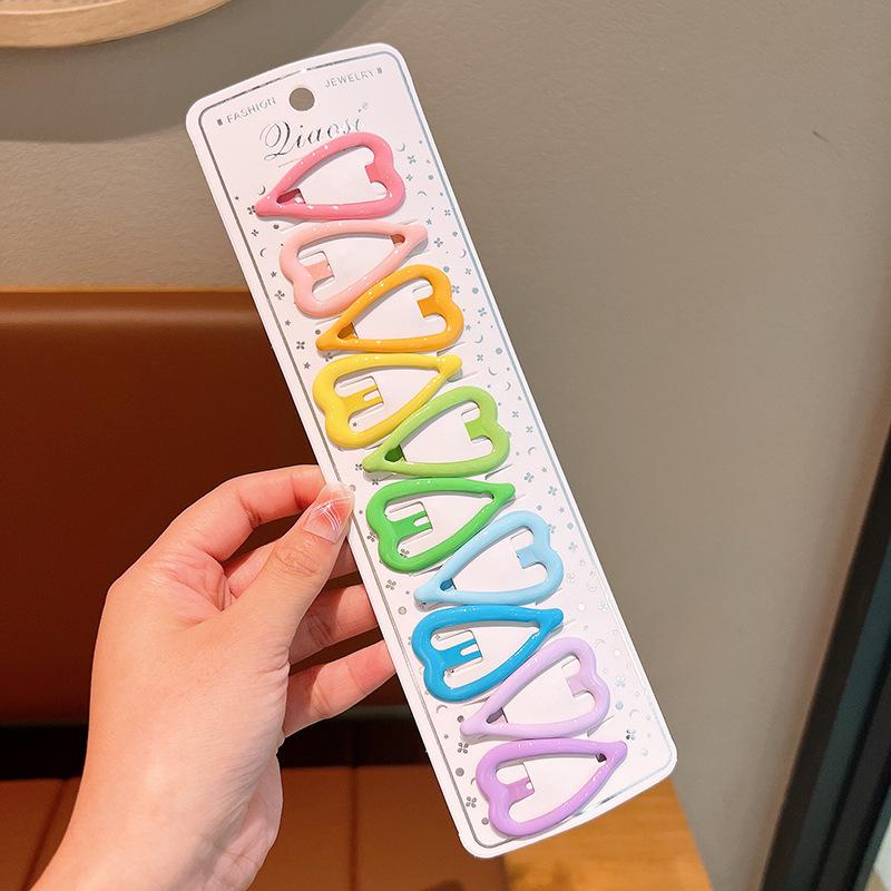 SKU01_颜色_1#彩色爱心夹10件套