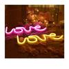 Confesión de cumpleaños, letra de neón de AMOR, luz LED de modelado, regalo, decoración para bodas y fiestas.