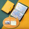 Tarjetero para Mujer Antidesmagnetización Tarjetero para Tarjetas Bancarias Ranuras Múltiples para Tarjetas Tarjeta de Crédito Licencia de Conducir Antirrobo Tarjetero Porta Documentos para Hombre