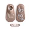 Calcetines de algodón peinado para bebé, calcetines de resorte sin costuras, calcetines bajos antideslizantes para bebés y niños pequeños, calcetines tipo calcetín