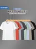 Nueva Camiseta de Manga Corta Desang Algodón 180g Sensación Hielo, Camiseta Lisa de Manga Media Cuello Redondo Secado Rápido, Top Casual Unisex