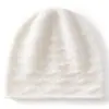 Chapéu feminino de cashmere para outono e inverno, macio e quente, chapéu de malha simples, chapéu casual à prova de frio, touca protetora de orelha, chapéu frio para atividades ao ar livre