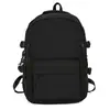 Mochila de Gran Capacidad, Moderna y Versátil, Mochila de Viaje Casual, Estilo Universitario, Color Sólido, Sencilla, Bolso Escolar Estudiantil de Gran Capacidad