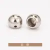 Cordón Redondo Campana Metálica con Cordón Hebilla para Extremo de Cuerda de Tubo Recto Aleación de Zinc Galvanizada Hebilla de Cola para Cuerda de Pantalón Accesorios de Ropa Jinda