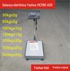 Balança eletrônica Yaohua de alta precisão, 30kg, 50kg, 100kg, 150kg, 200kg, escala de piso de 300kg