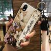 Adequado para Pulseira Série ZTE Capa de Celular Suporte com Cordão ZTE Capa Protetora Capa Série Flor