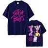 Camiseta con Tema de Película de Demon Slayer Kpop - Camiseta de Manga Corta de Algodón de Alta Calidad para Hombres y Mujeres