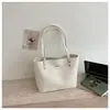 Bolsa Tote Retrô de Grande Capacidade Estilo Coreano para Mulheres 2026 Novo Modelo Simples Casual Tendência High-End Bolsinha de Ombro