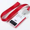Hebilla retráctil para colgar, cuerda acrílica, soporte para tarjetas de certificado, cuerda para colgar, tarjeta de empleado, hebilla de fácil extracción, soporte para tarjetas de acceso, tarjeta de trabajo transparente