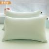 Fundas de Almohada de Algodón de Color Sólido, un Par de Fundas de Almohada de Algodón Puro para Dormitorio, Funda Individual 48Cmx74Cm para Relleno de Almohada 1