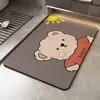Alfombrilla de Piso para Baño, Alfombrilla Antideslizante, Alfombrilla Absorbente para Pies de Baño, Alfombrilla de Barro Diatomeas, Alfombra para Puerta de Inodoro, Alfombrilla para Pies del Hogar