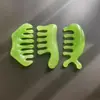 Pente Gua Sha Pente de Massagem Atacado Ferramenta de Terapia do Couro Cabeludo de Resina Ferramenta de Beleza dos Meridianos de Cinco Pontas Pente com Cabo de Cinco Pontas