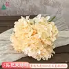 Simulação de Buquê de 5 Cabeças de Hortênsia Flores Artificiais Hortênsia Artificial Atacado Produtos Acabados para Decoração de Casamento e Paisagismo