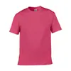 Comercio exterior transfronterizo camiseta de algodón de 150g con cuello redondo y manga corta para hombre camiseta lisa para hombre y mujer LOGOTIPO