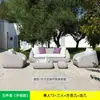 Sofá de Rattan para Exterior Pátio Impermeável Proteção Solar Villa Nórdica Jardim Terraço Varanda de Lazer Sofá de Rattan