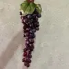 Estoque Disponível de Frutas Artificiais, Cachos de Uva Artificiais, Uvas Foscas de PVC, Adereços para Fotografia de Frutas Falsas Atacado