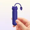 Produtos para Adultos para Homens e Mulheres, Mini Dispositivo de Massagem e Masturbação, Vibrador de Cabeça de Gato Macio com Rosca de Silicone