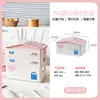 Estante de Almacenamiento Estilo Crema Tablero Enchufable Caja de Almacenamiento Caja de Almacenamiento para Router Hogareño Multicapa Wifi Inalámbrico Decodificador de TV