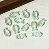 Cuentas de vidrio para peces con degradado bicolor y agujeros verticales, accesorios para joyería DIY para pulseras, collares y pendientes