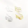 Ganchos para Pendientes Brillantes en Forma de U con Gota de Agua Dorados de Alta Durabilidad Accesorios para Joyería DIY Fabricación de Ganchos para Pendientes Materiales Semi-Terminados para Pendientes