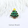 [Liquidación] Broches de Aleación de Dibujos Animados Navideños al por Mayor Papá Noel Árbol de Navidad Muñeco de Nieve Insignias Metálicas