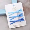 Dopamina estilo coreano simples sem costura clipe lateral marrom leite grampo de cabelo feminino franja lateral clipe de cabelo acessório de cabeça grampo de cabelo para cabelo quebrado