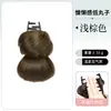 Aplique de Coque Baixo com Presilha para Mulheres, Ferramenta Volumosa para Styling na Nuca, Essencial para Cabeças Planas, Anel de Cabelo Estiloso com Franja