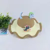 Sombrero de Paja Tejido Jacquard con Dibujo de Dinosaurio Animado, Sombrilla General de Moda Nueva para Primavera y Verano, Sombrero de Playa con Protección Solar para Niños