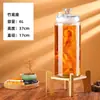Botella de Vino Cilíndrica Delgada, Botella de Vidrio Espeso sin Plomo, Botellas de 2.5 kg a 15 kg, para Ginseng, Cuerno de Ciervo, Hierbas Medicinales, Vino de Frutas