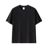 Camiseta de Manga Curta com Gola Redonda 230g 20 Fios Penteada Compacta para DIY Design Personalizado Pai-Filho com Impressão de Logo