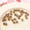 Colgante de Perlas Redondas Imitación Madreperla de Vidrio Accesorios para Joyería Hecha a Mano DIY Decoración Flores para Zapatos Charms Materiales para Pulseras con Cuentas