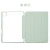 Tablet Air45 acrílico transparente 10.2 fundo duro borda macia silicone 8 geração anti-flexão shell ipa capa protetora com slot para caneta